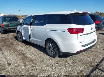 2019 KIA SEDONA LX White  Gasoline KNDMB5C17K6571496 photo #4