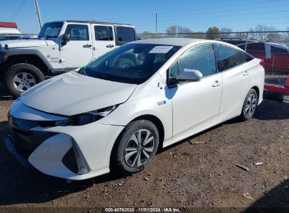 2018 TOYOTA PRIUS PRIME PREMIUM White  Hybrid JTDKARFPXJ3086254 photo #3