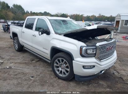 2018 GMC SIERRA 1500 DENALI White  Gasoline 3GTU2PEC7JG362248 photo #1