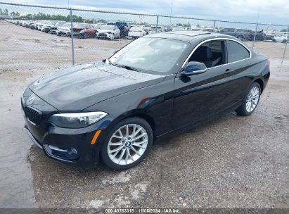 2016 BMW 228I Black  Gasoline WBA1F9C59GV546207 photo #3