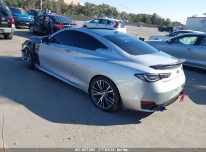 2018 INFINITI Q60 3.0T LUXE Gray  Gasoline JN1EV7EK6JM341328 photo #4