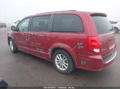 2014 DODGE GRAND CARAVAN SXT Red  Flexible Fuel 2C4RDGCG8ER321259 photo #4