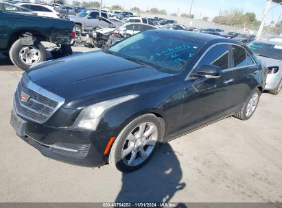 2015 CADILLAC ATS LUXURY Black  Gasoline 1G6AB5R37F0118356 photo #3