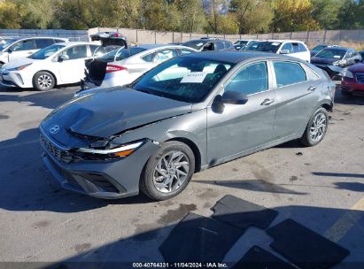 2024 HYUNDAI ELANTRA SEL Gray  Gasoline KMHLM4DG5RU676784 photo #3