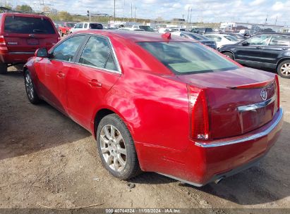 2009 CADILLAC CTS STANDARD Red  Gasoline 1G6DF577590172279 photo #4