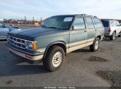 1994 CHEVROLET BLAZER S10 Green  Gasoline 1GNDT13W3R2119927 photo #3