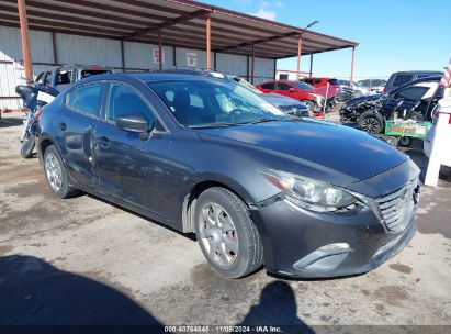 2015 MAZDA MAZDA3 I SPORT Gray  Gasoline 3MZBM1U74FM156054 photo #1