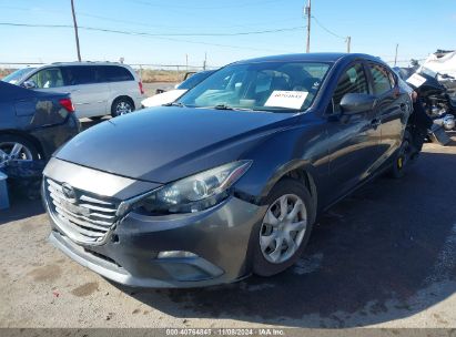 2015 MAZDA MAZDA3 I SPORT Gray  Gasoline 3MZBM1U74FM156054 photo #3