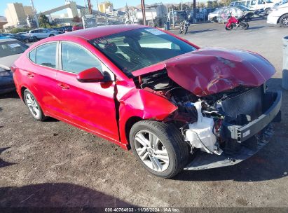 2020 HYUNDAI ELANTRA SEL Red  Gasoline 5NPD84LFXLH571312 photo #1