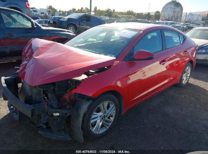 2020 HYUNDAI ELANTRA SEL Red  Gasoline 5NPD84LFXLH571312 photo #3