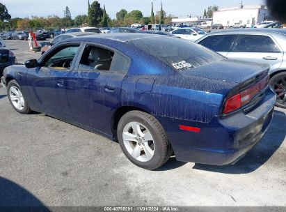 2013 DODGE CHARGER SE Blue  Flexible Fuel 2C3CDXBG3DH734884 photo #4