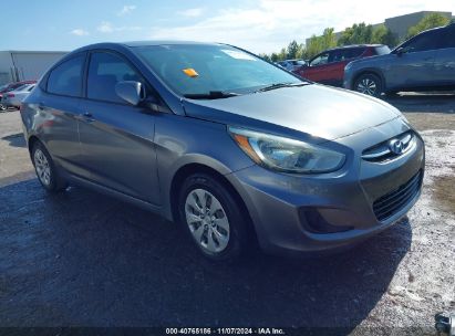 2016 HYUNDAI ACCENT SE Silver  Gasoline KMHCT4AE8GU152404 photo #1