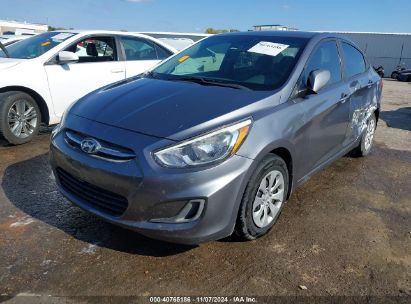 2016 HYUNDAI ACCENT SE Silver  Gasoline KMHCT4AE8GU152404 photo #3