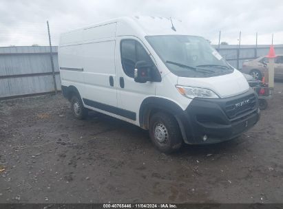 2024 RAM PROMASTER 2500 TRADESMAN HIGH ROOF 136 WB W/PASS SEAT White  Gasoline 3C6LRVCG6RE146794 photo #1