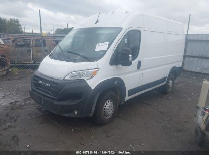 2024 RAM PROMASTER 2500 TRADESMAN HIGH ROOF 136 WB W/PASS SEAT White  Gasoline 3C6LRVCG6RE146794 photo #3