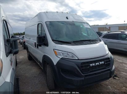 2023 RAM PROMASTER 2500 HIGH ROOF 159 WB White  Flexible Fuel 3C6LRVDG3PE535307 photo #1