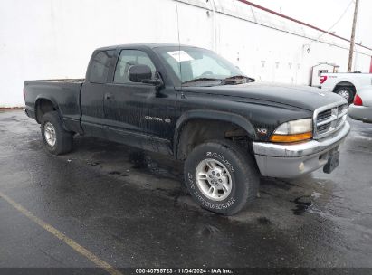 2000 DODGE DAKOTA SLT/SPORT Black  Gasoline 1B7GG22N2YS584044 photo #1