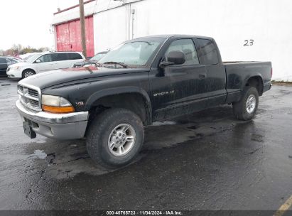 2000 DODGE DAKOTA SLT/SPORT Black  Gasoline 1B7GG22N2YS584044 photo #3