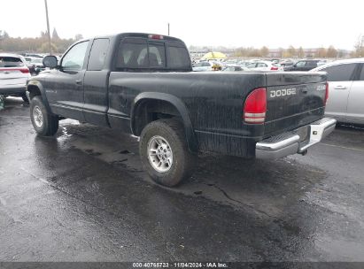 2000 DODGE DAKOTA SLT/SPORT Black  Gasoline 1B7GG22N2YS584044 photo #4