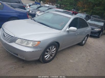 2006 HYUNDAI AZERA LIMITED/SE Silver  Gasoline KMHFC46F86A119465 photo #3