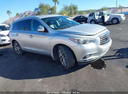 2014 INFINITI QX60 Silver  Gasoline 5N1AL0MN0EC512179 photo #1