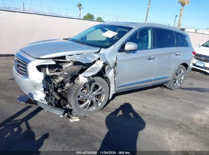 2014 INFINITI QX60 Silver  Gasoline 5N1AL0MN0EC512179 photo #3