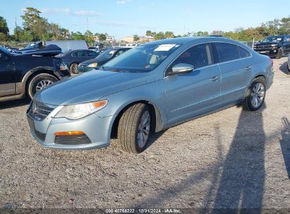 2012 VOLKSWAGEN CC SPORT Blue  Gasoline WVWMN7AN6CE544998 photo #3