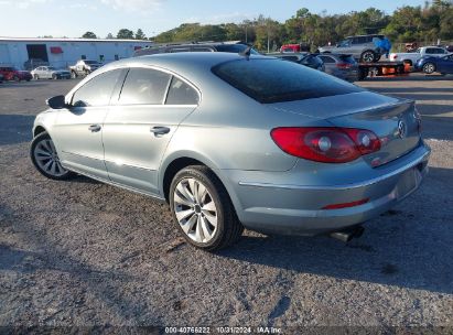 2012 VOLKSWAGEN CC SPORT Blue  Gasoline WVWMN7AN6CE544998 photo #4