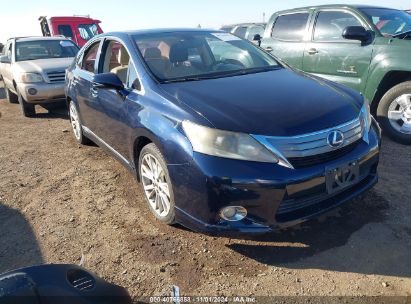 2010 LEXUS HS 250H PREMIUM Blue  Hybrid JTHBB1BA9A2035509 photo #1