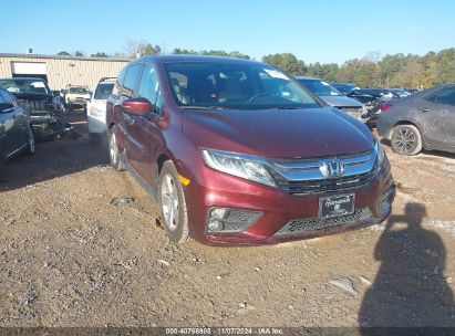 2020 HONDA ODYSSEY EX-L/EX-L W/NAVI   RES Burgundy  Gasoline 5FNRL6H79LB034544 photo #1