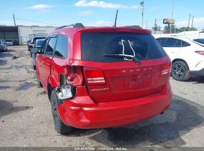 2018 DODGE JOURNEY SE Red  Gasoline 3C4PDCABXJT520098 photo #4