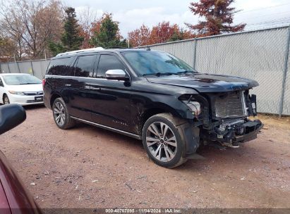 2020 FORD EXPEDITION PLATINUM MAX Black  Gasoline 1FMJK1MT6LEA78066 photo #1