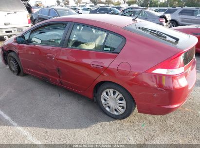 2010 HONDA INSIGHT LX Burgundy  Hybrid JHMZE2H51AS031282 photo #4