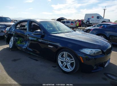 2014 BMW 535I Dark Blue  Gasoline WBA5B1C55ED483849 photo #1