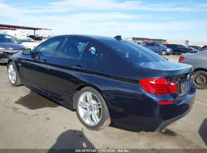 2014 BMW 535I Dark Blue  Gasoline WBA5B1C55ED483849 photo #4