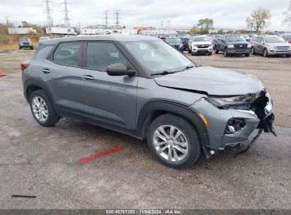 2021 CHEVROLET TRAILBLAZER FWD LS Gray  Gasoline KL79MMS28MB082648 photo #1