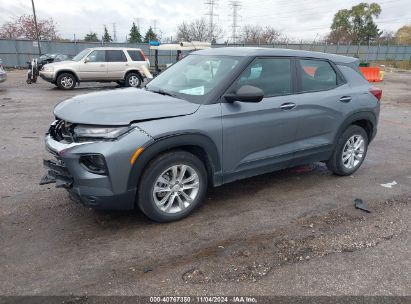 2021 CHEVROLET TRAILBLAZER FWD LS Gray  Gasoline KL79MMS28MB082648 photo #3