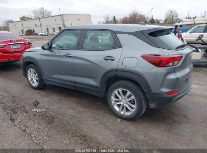 2021 CHEVROLET TRAILBLAZER FWD LS Gray  Gasoline KL79MMS28MB082648 photo #4