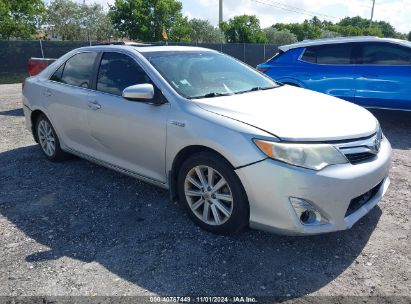 2014 TOYOTA CAMRY HYBRID XLE Silver  Hybrid 4T1BD1FK2EU097368 photo #1