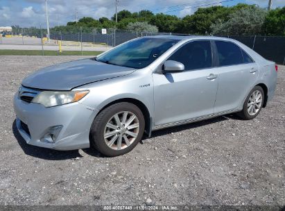 2014 TOYOTA CAMRY HYBRID XLE Silver  Hybrid 4T1BD1FK2EU097368 photo #3