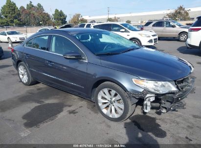 2012 VOLKSWAGEN CC SPORT Gray  Gasoline WVWNP7AN3CE520527 photo #1