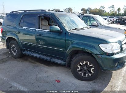 2002 TOYOTA SEQUOIA LIMITED V8 Green  Gasoline 5TDZT38A52S072762 photo #1