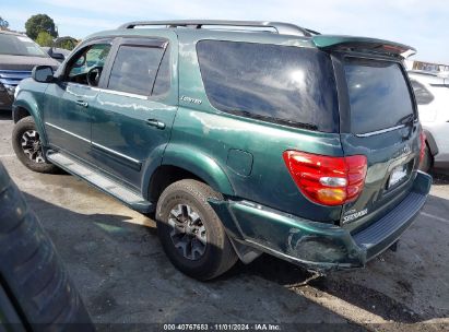 2002 TOYOTA SEQUOIA LIMITED V8 Green  Gasoline 5TDZT38A52S072762 photo #4