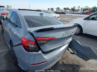 2022 HONDA CIVIC SI SEDAN Gray  Gasoline 2HGFE1E50NH471141 photo #4