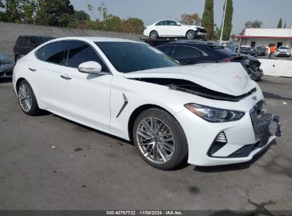 2020 HYUNDAI GENESIS SEDAN White  Other KMTG64LAXLU062173 photo #1