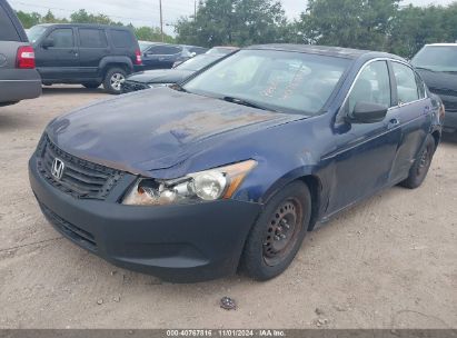 2010 HONDA ACCORD 2.4 LX Blue  Gasoline 1HGCP2F35AA076896 photo #3