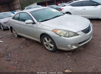 2004 TOYOTA CAMRY SOLARA SLE V6 Silver  Gasoline 4T1CA30P44U010999 photo #1