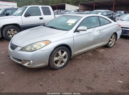 2004 TOYOTA CAMRY SOLARA SLE V6 Silver  Gasoline 4T1CA30P44U010999 photo #3