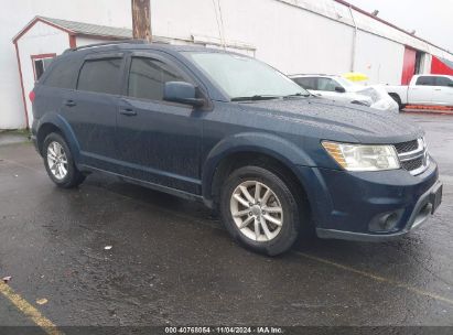 2015 DODGE JOURNEY SXT Blue  Flexible Fuel 3C4PDDBGXFT660501 photo #1