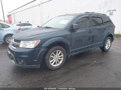 2015 DODGE JOURNEY SXT Blue  Flexible Fuel 3C4PDDBGXFT660501 photo #3